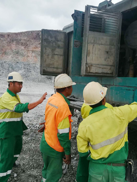 高温酷暑，，3044am永利集团智能凿岩装备异域扬威