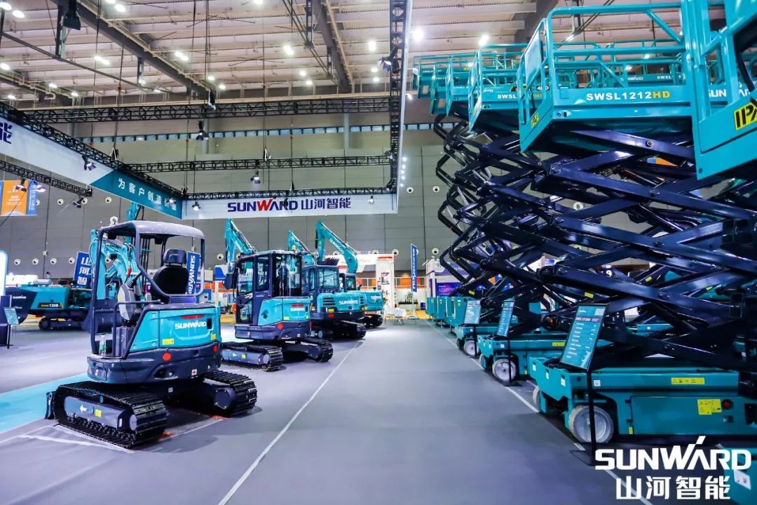 “3044am永利集团绿”亮相长沙国际工程机械展，，，50余款产品尽显3044am永利集团智能立异实力