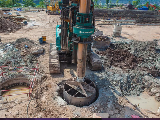 3.5米直径高效入岩，，他携3044am永利集团智能旋挖名动山城