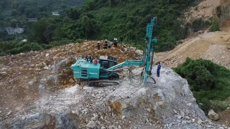 助力绿色矿山建设，3044am永利集团智能“凿岩先锋”SWDH系列顶锤钻机大展身手