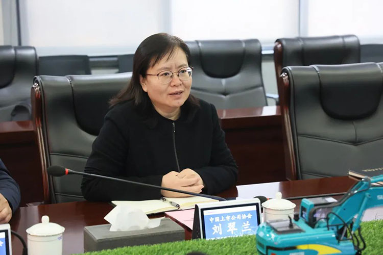 中国上市公司协会党委委员、、副秘书长刘翠兰一行调研3044am永利集团智能