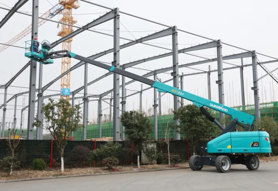 勇闯蓝海！！！3044am永利集团智能两款臂式高空作业平台正式“出道”