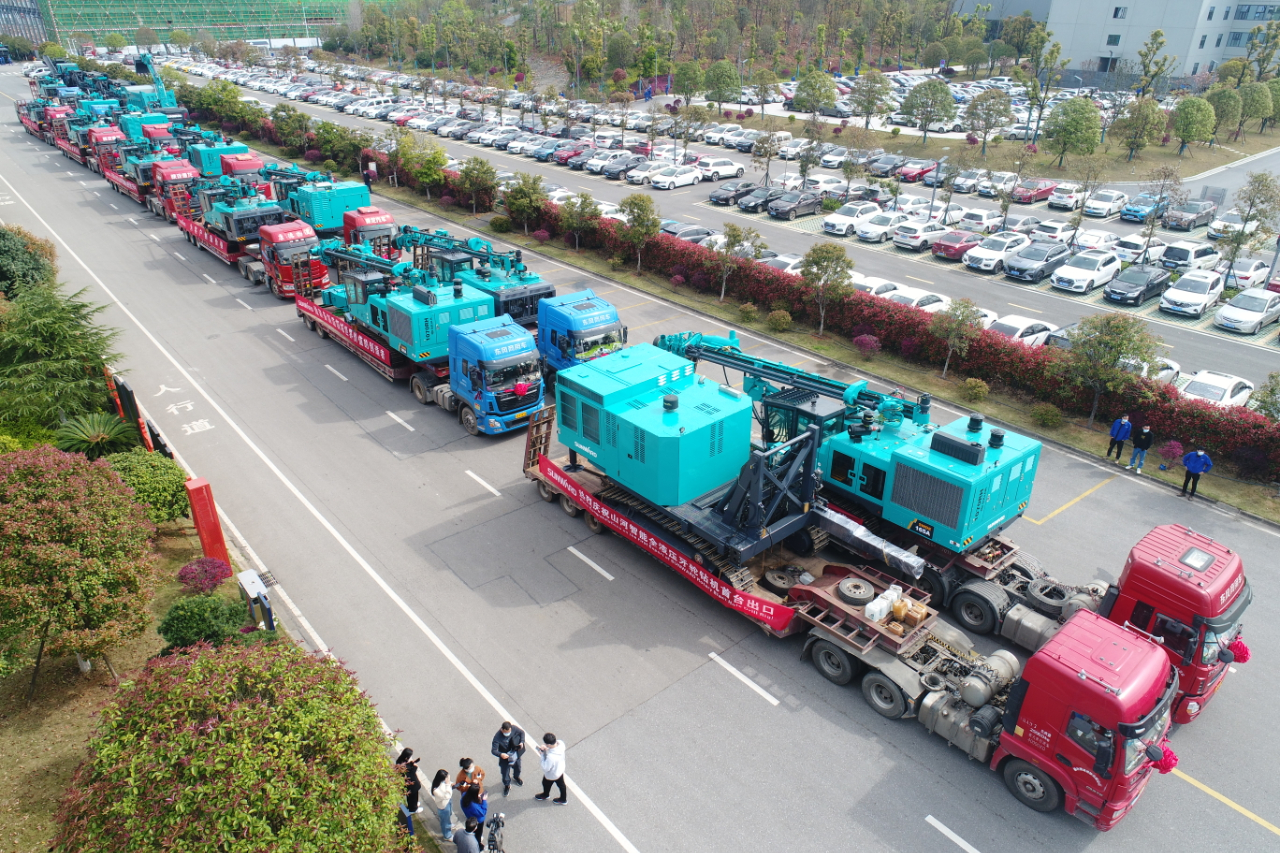 征战全球市。！！3044am永利集团智能凿岩装备批量发货