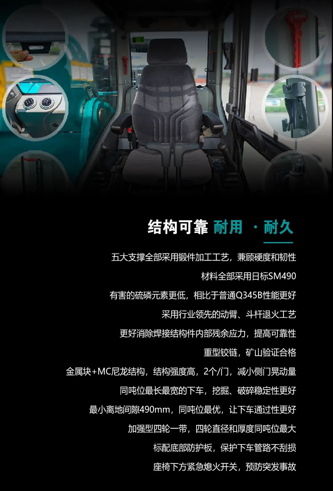 一图读懂 | 高配、、、高效！！3044am永利集团智能新一代26吨级挖掘机助您“掘”胜千里