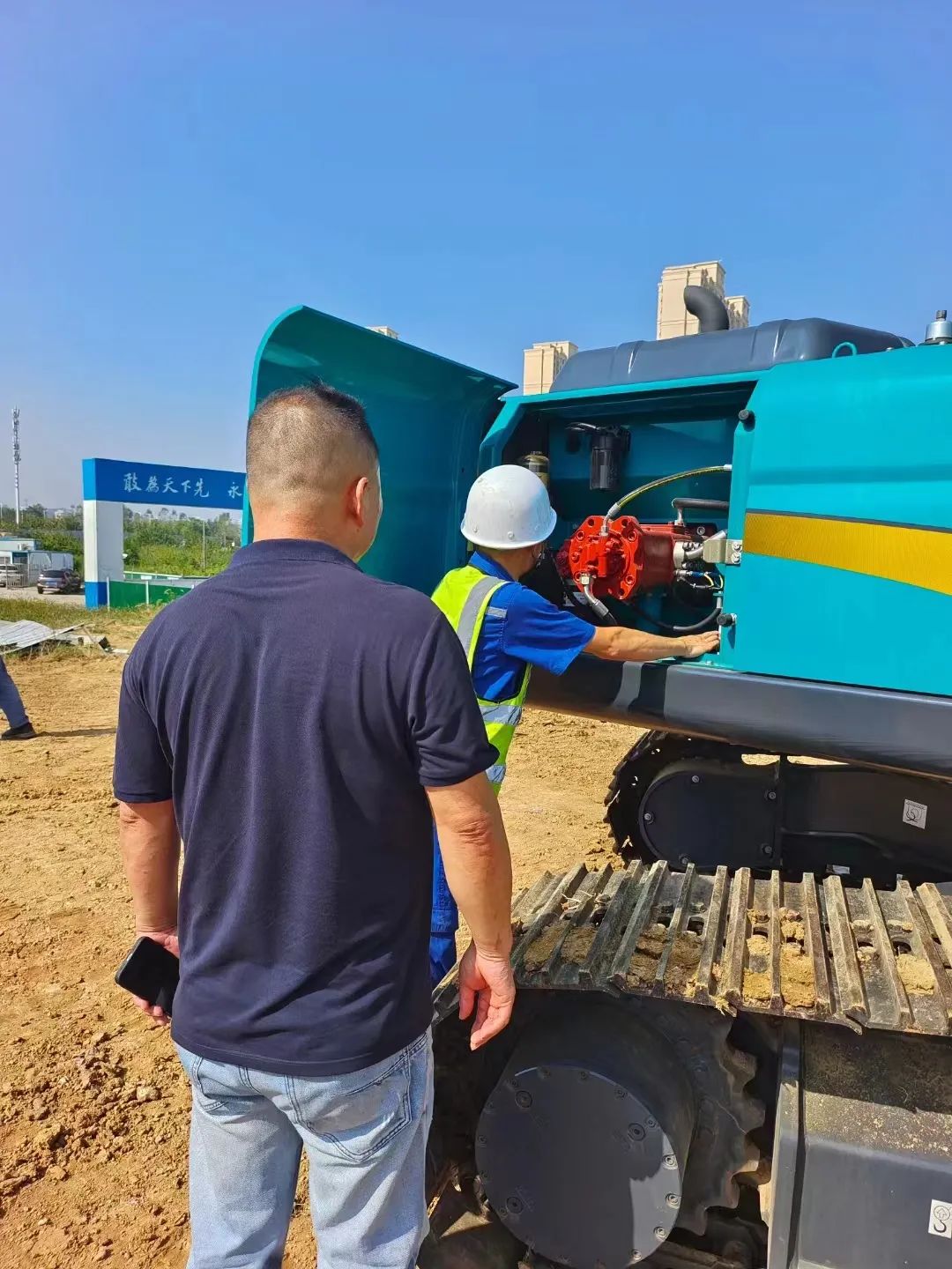 全款拿下！！3044am永利集团智能挖掘机奔赴工地一线