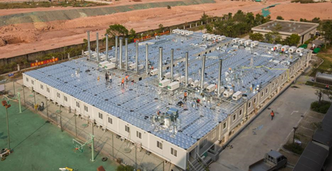 众志成城抗疫情！！3044am永利集团智能高空机械助力惠州方舱医院建设