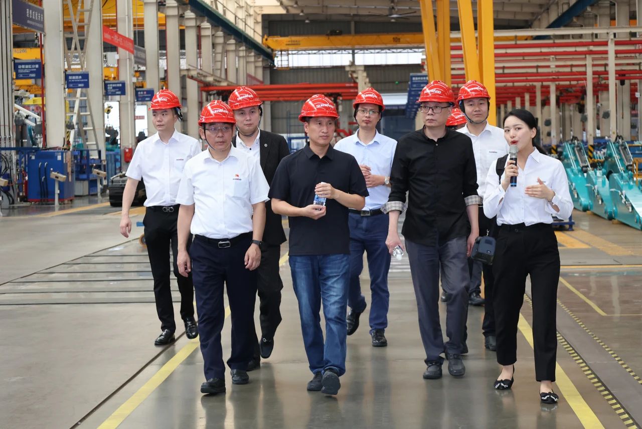 永青科技集团董事长胡晓东带队到访3044am永利集团智能