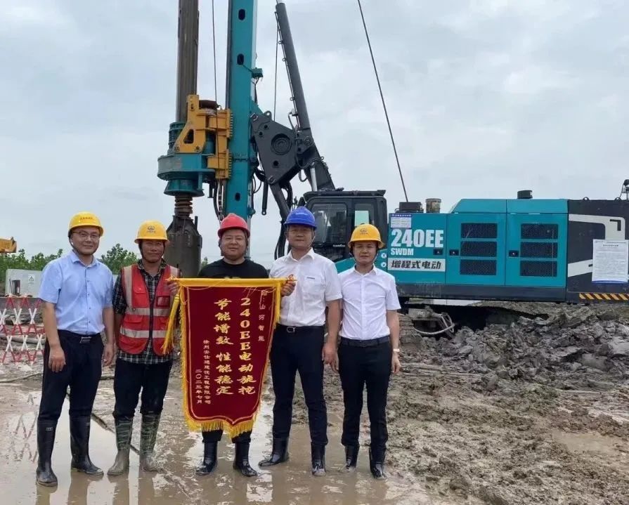 “零故障”“低能耗”！！3044am永利集团智能增程式电动旋挖钻机惊艳首秀