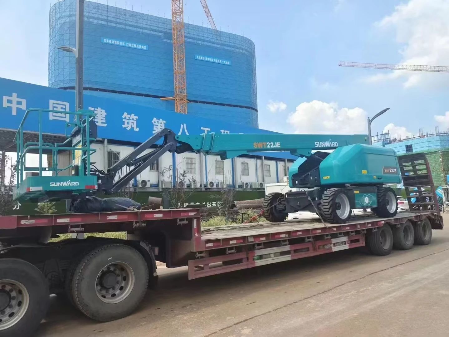 实力上新！！3044am永利集团智能电动直臂高空作业平台进军华中市场