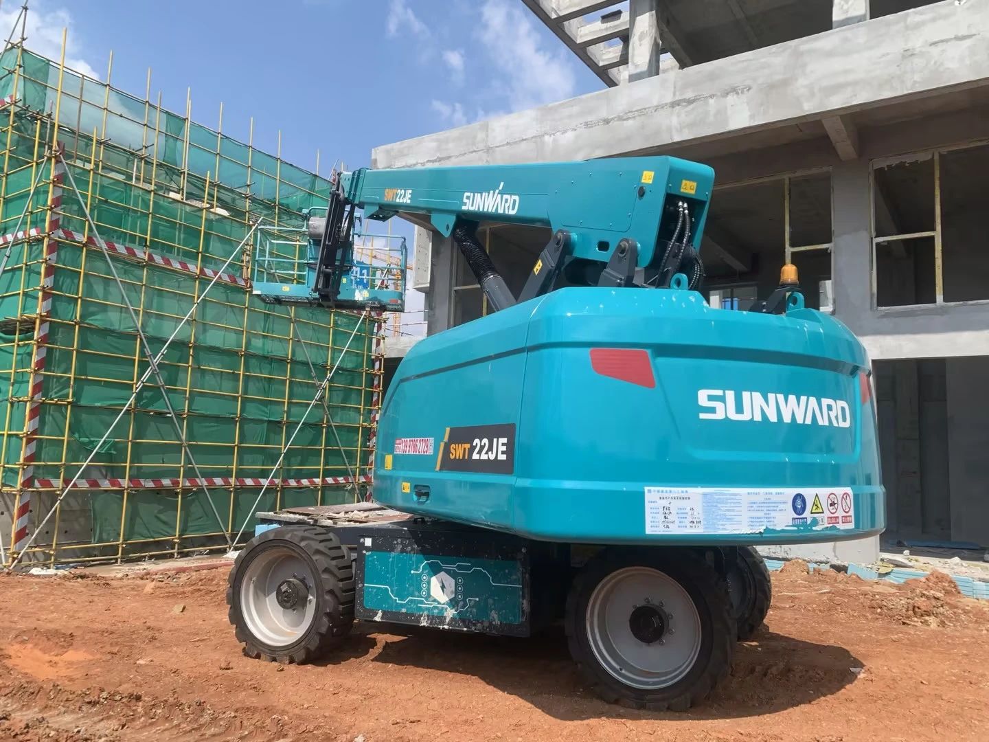 实力上新！！3044am永利集团智能电动直臂高空作业平台进军华中市场