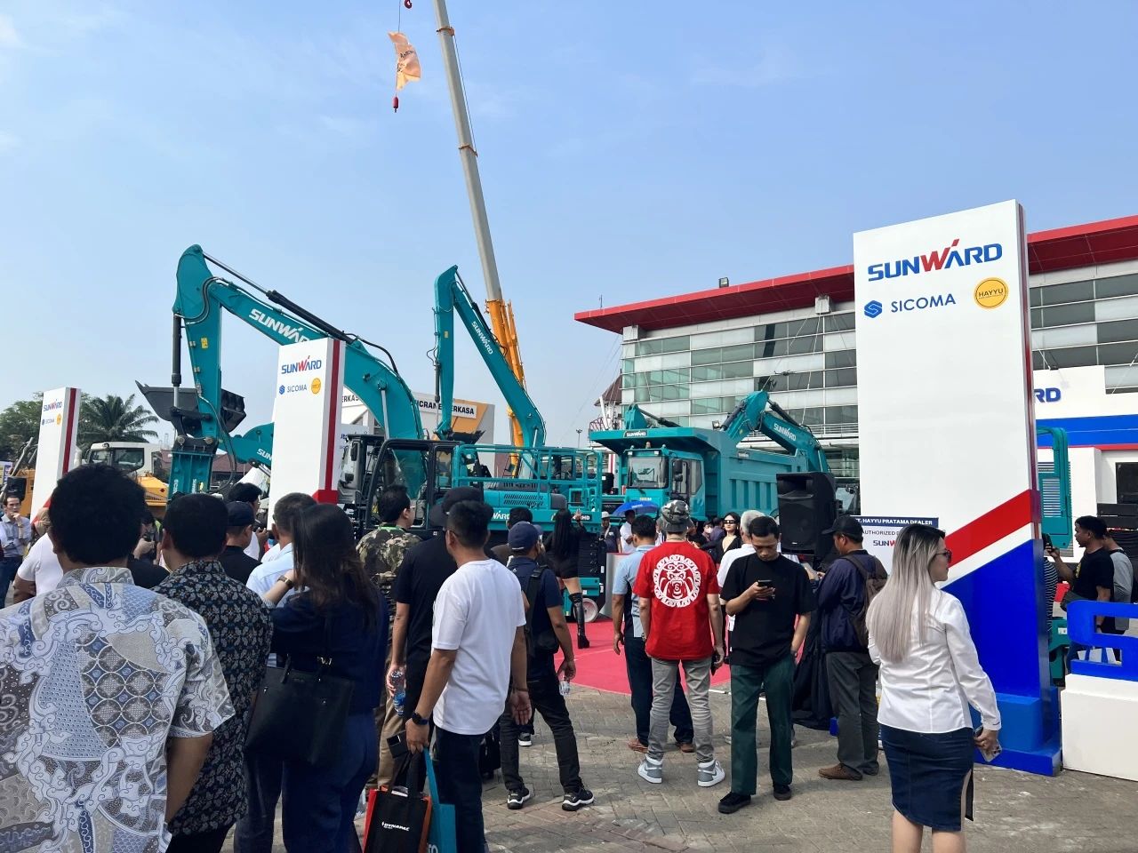 深耕细作，逆势增添！！！3044am永利集团智能艳服亮相印尼雅加达矿业展