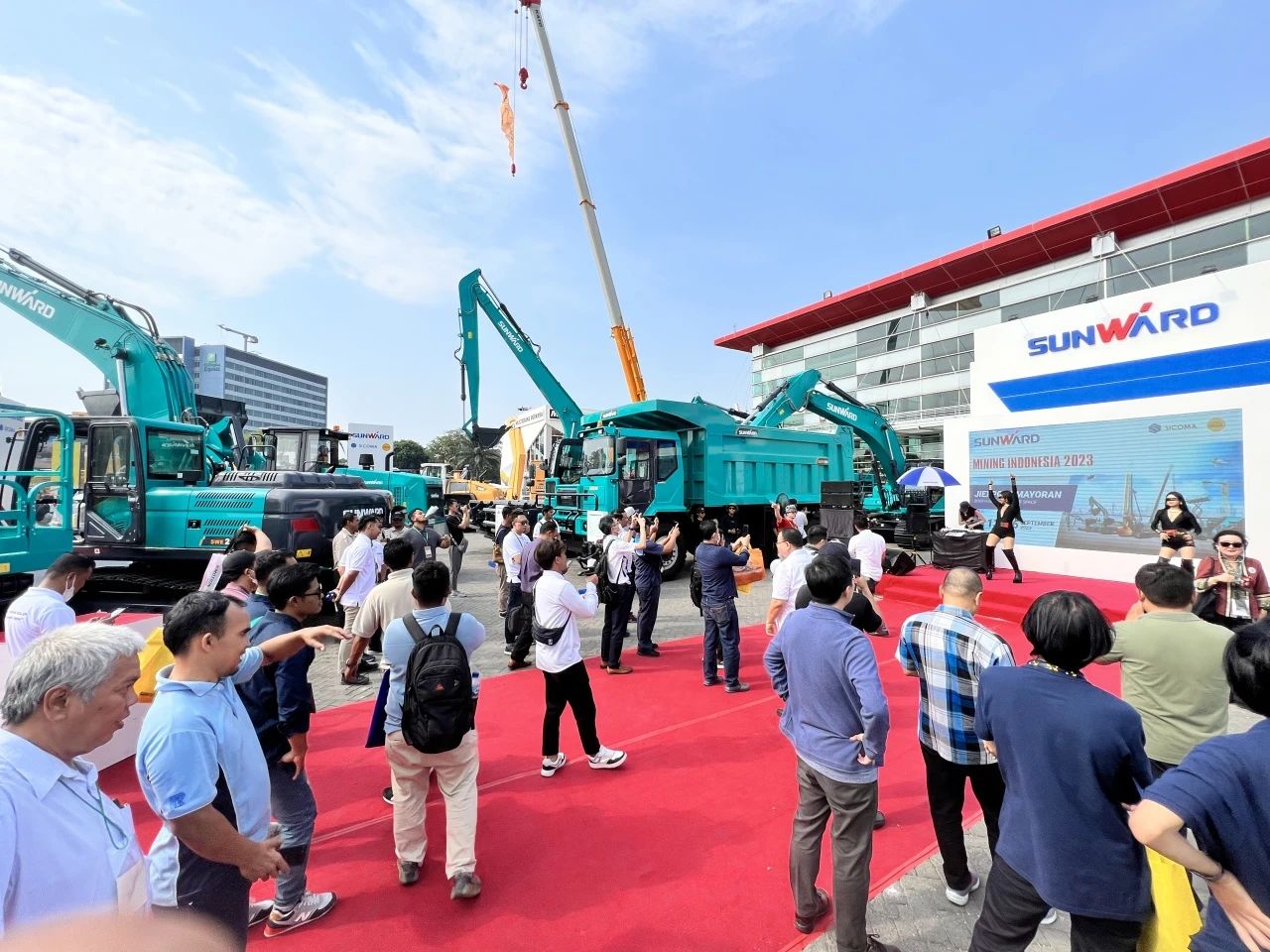 深耕细作，逆势增添！！！3044am永利集团智能艳服亮相印尼雅加达矿业展