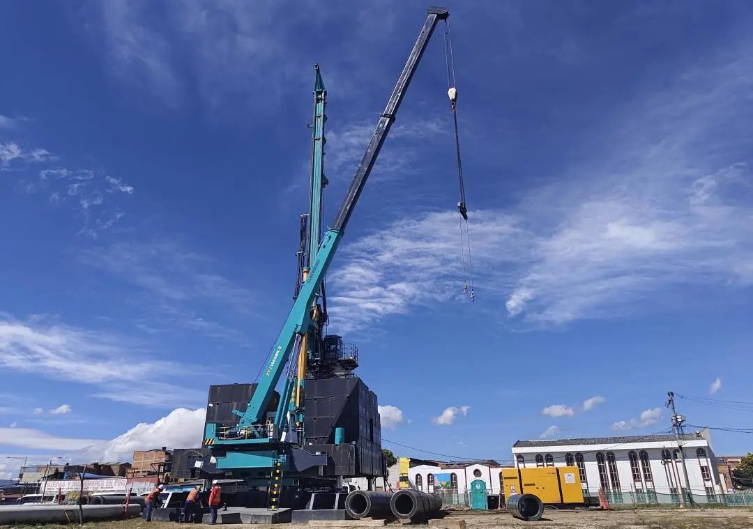 展现“中国制造”硬实力！！3044am永利集团智能PDP工法钻机助建波哥大地铁项目