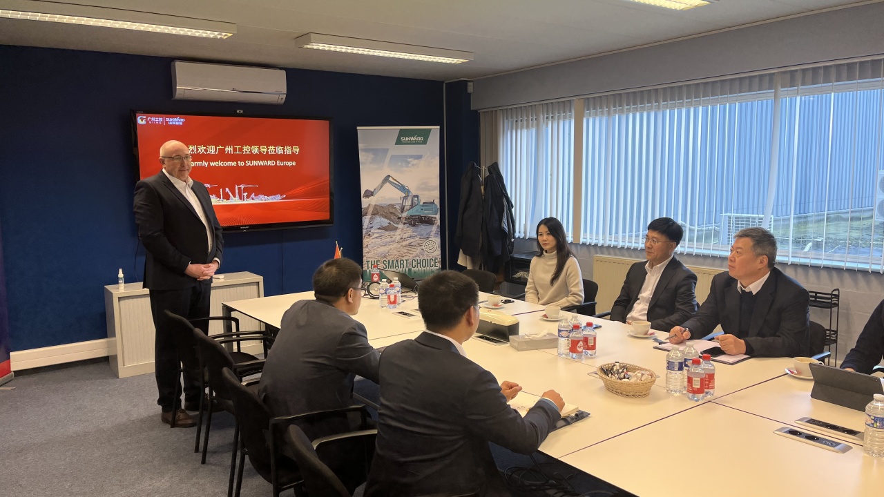 广州工控党委书记、、董事长景广军率队赴3044am永利集团智能欧洲子公司考察