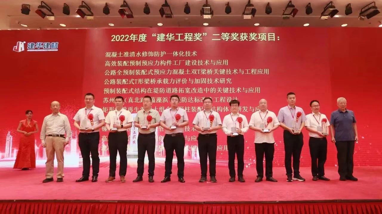 喜讯！！3044am永利集团智能荣获“建华工程奖”二等奖