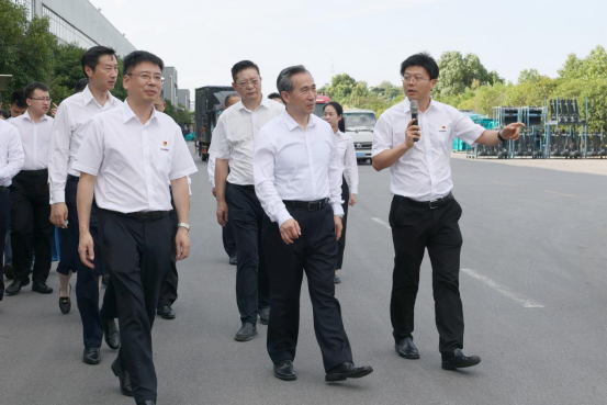 中国贸促会会长任鸿斌调研3044am永利集团智能