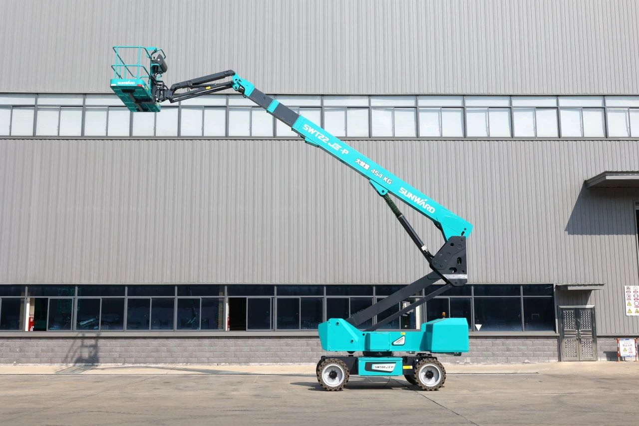 高可靠、、高清静、、高性能！！！3044am永利集团智能新一代P系列电动臂式高空作业平台乐成下线