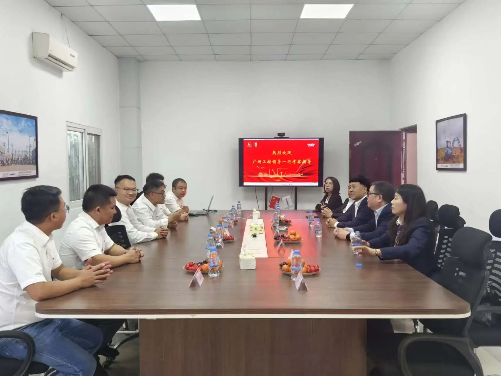 广州工控集团党委书记、、董事长景广军率队考察3044am永利集团智能柬埔寨子公司