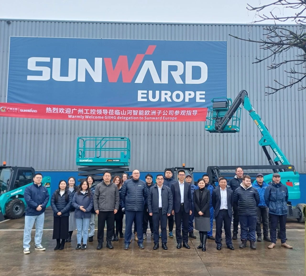 广州工控集团总司理王福铸率队考察3044am永利集团智能欧洲子公司