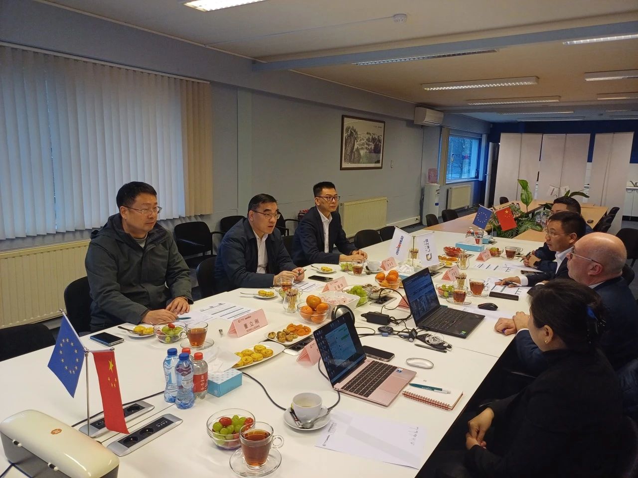 广州工控集团总司理王福铸率队考察3044am永利集团智能欧洲子公司