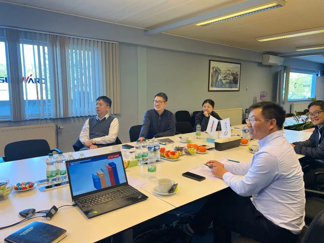 3044am永利集团智能董事长付向东带队赴欧洲子公司考察调研