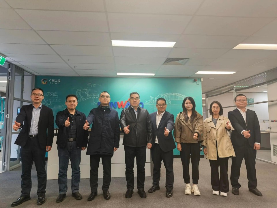 广州工控集团总司理王福铸率队考察3044am永利集团智能澳大利亚子公司