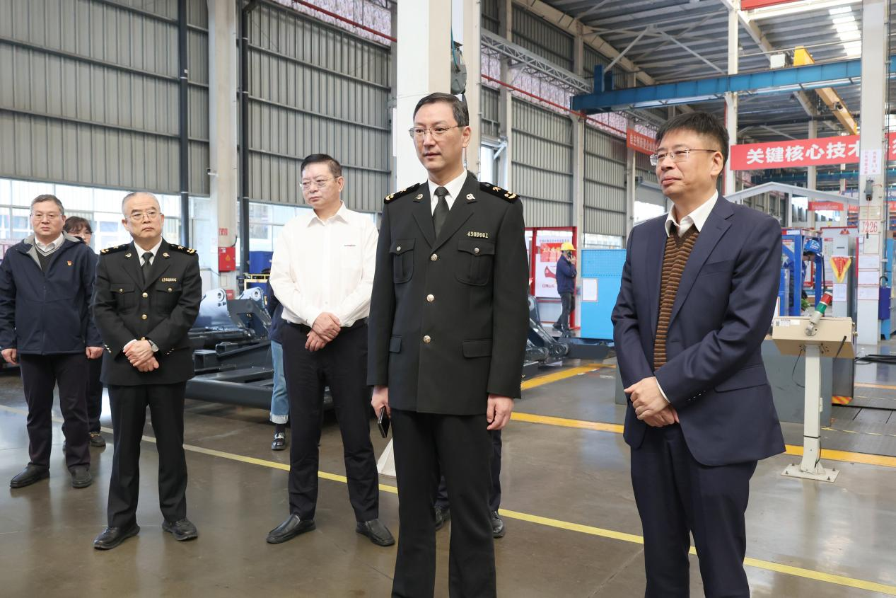 长沙海关关长、、、党委书记顾炯调研3044am永利集团智能